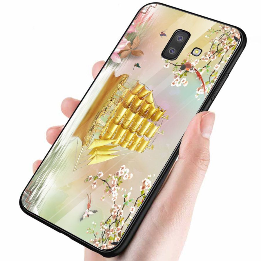 Ốp kính cường lực cho điện thoại Samsung Galaxy J4 - thuận buồm xuôi gió MS 2TBXG019