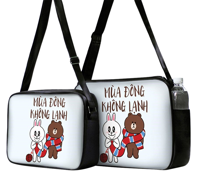 Túi Đeo Chéo Hộp Unisex Mùa Đông Không Lạnh - TCFU224