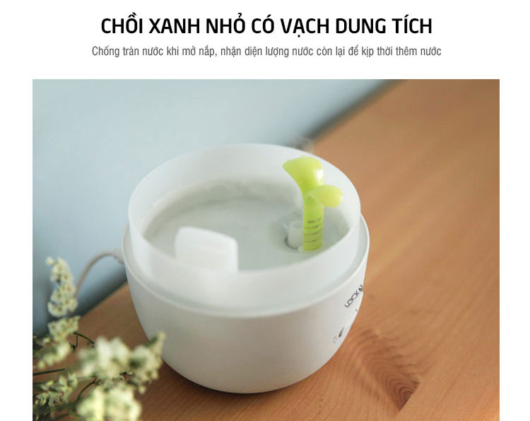 Máy Khuếch Tán Tinh Dầu Lock&Lock ENH221CLR - Trắng Phối Đen