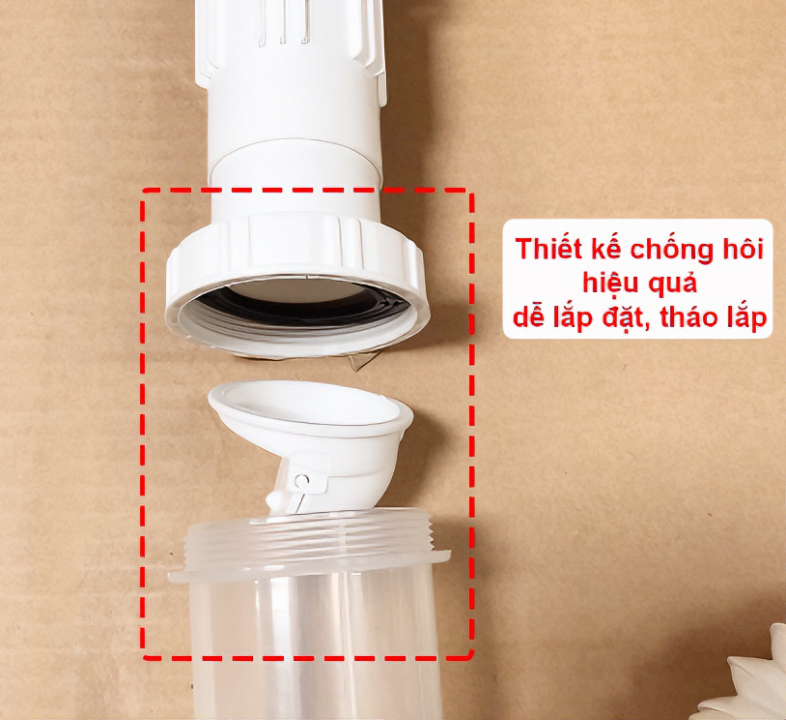 Bộ xả lavabo ruột gà KG48 nhấn nhựa abs cao cấp, dùng cho chậu lavabo treo tường - Hàng chính hãng