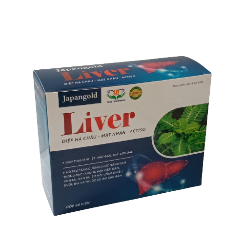 Viên uống bổ gan LIVER - Diệp hạ châu, mật nhân, actiso - giúp thanh nhiệt, mát gan, giải độc gan - Hộp 60 viên 4