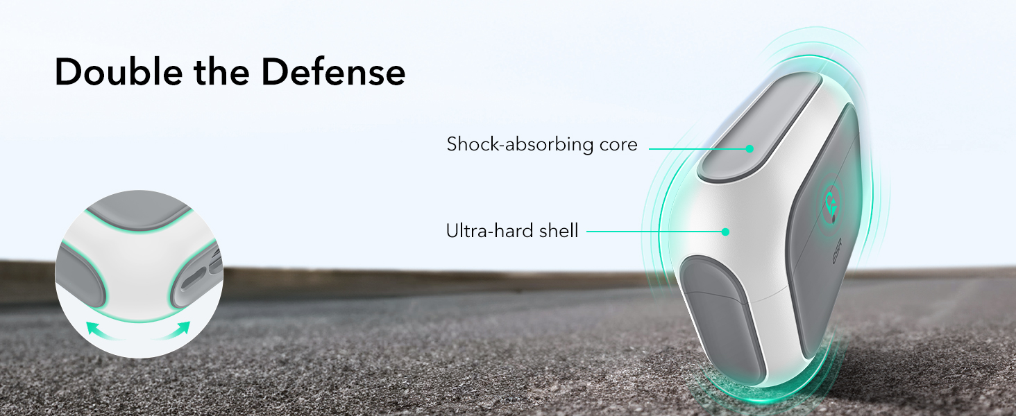 Bao Case cho Airpods Pro 3 (2025) ESR Orbit Colors Hybrid Magnetic Case - Hàng Chính Hãng