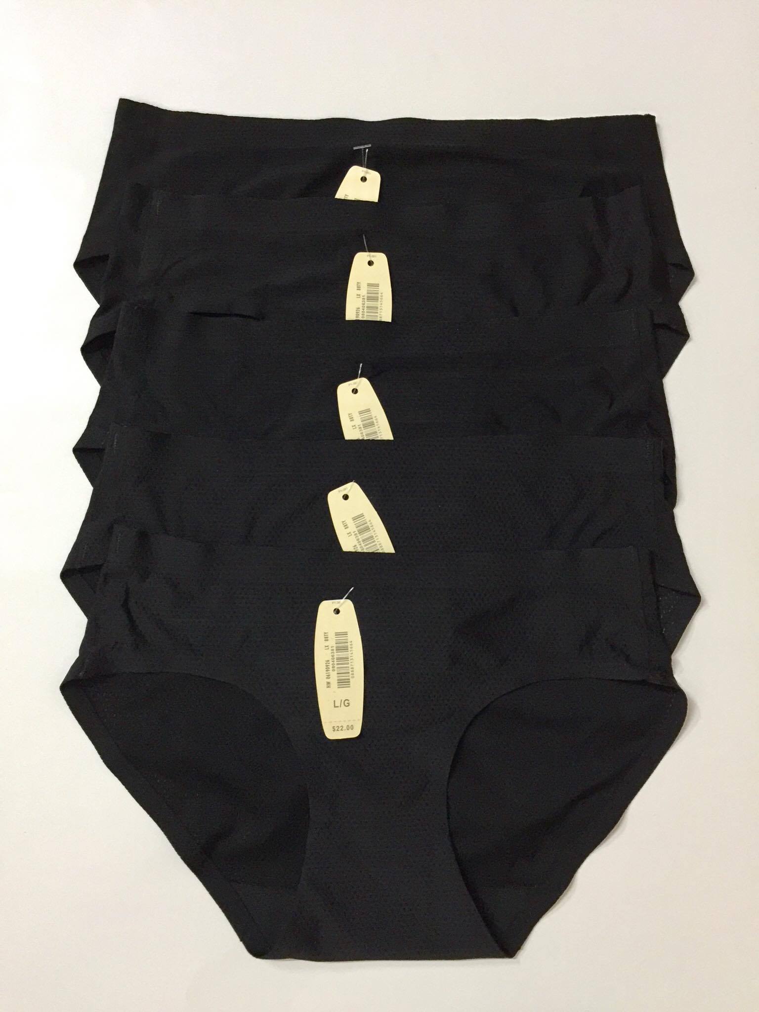 Combo 5 quần lót nữ su thông hơi không hằn ông SUTH09 (đen)