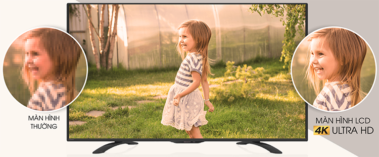 Smart Tivi Sharp 60 inch 4K UHD LC-60UA6500X