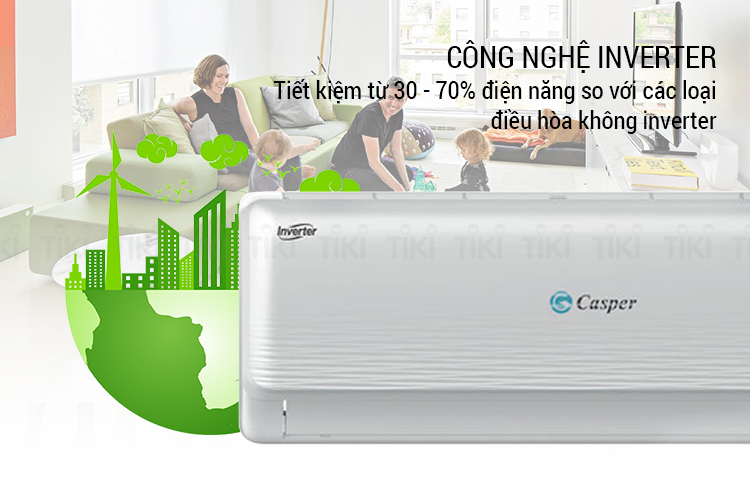 Máy Lạnh Inverter Casper IC-12TL22 (1.5HP) - Hàng Chính Hãng