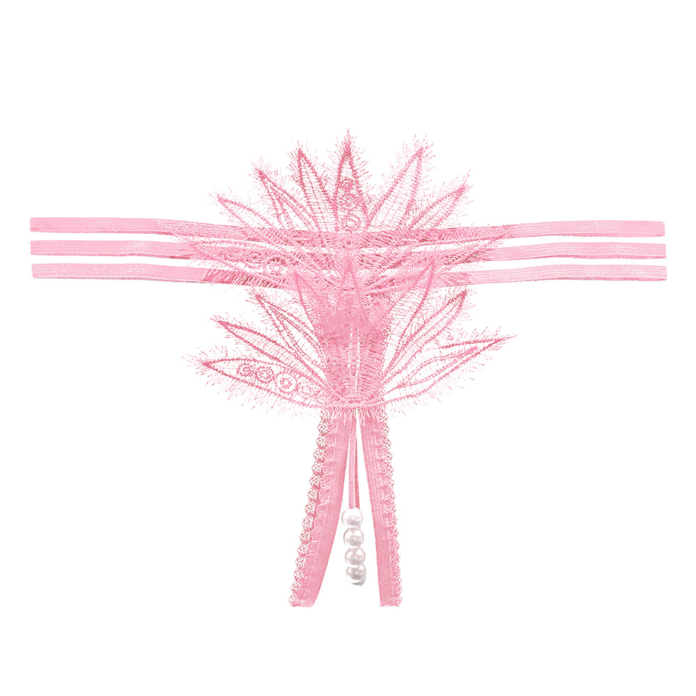 Quần lót nữ phối ren có đính hạt lọt khe sexy