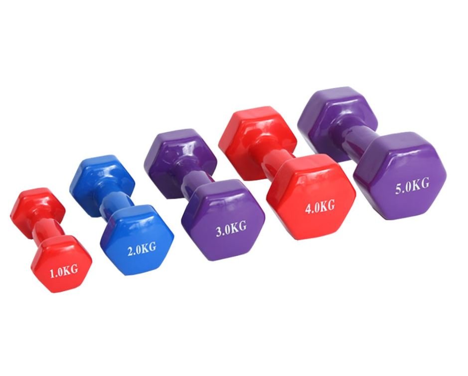 Tạ Tay Nam Nữ 1KG,2KG.3KG,4KG,5KG,6KG,7KG,8KG Bọc Cao Su Trơn Lõi Gang Cao Cấp(SẢN PHẨM LÀ 1 CÁI TƯƠNG ỨNG VỚI KG)
