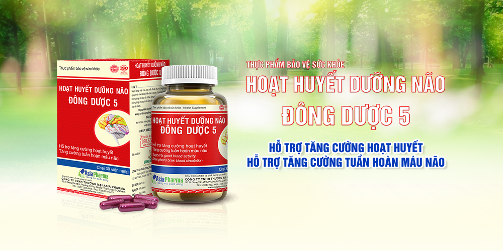 hoạt huyết dưỡng não đông dược 5 - phòng ngừa đột quỵ não (combo 3 hộp giảm 10%) 1