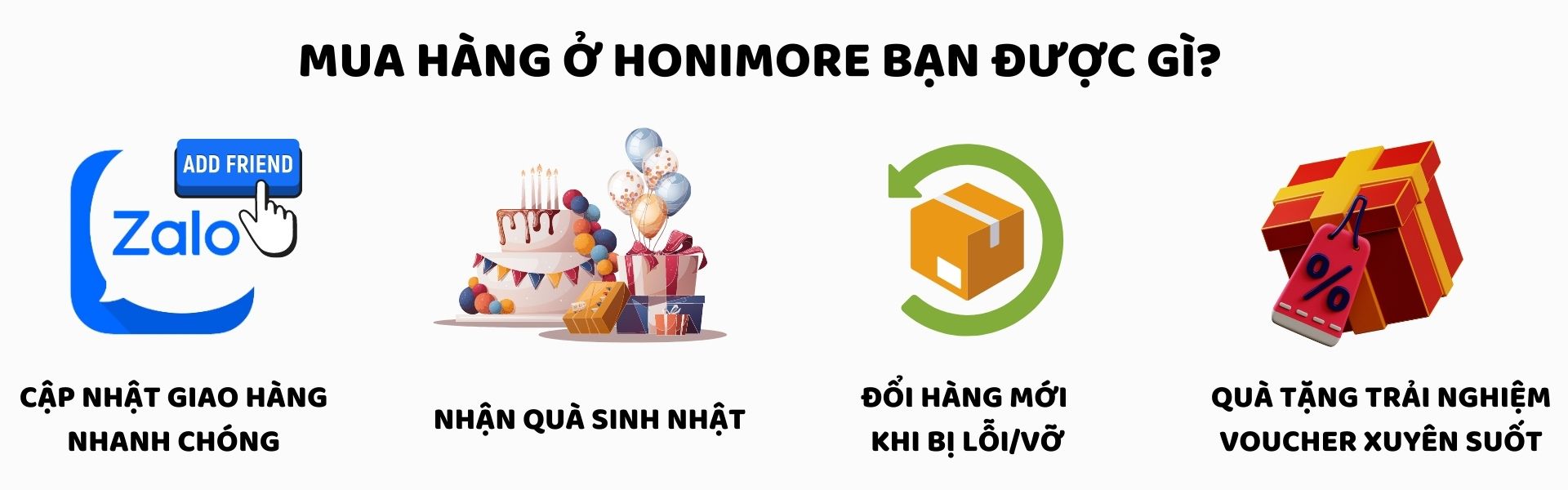 Combo Mật ong nguyên chất Hoa Miền Núi Honimore 630g/chai tặng 1 chai mật ong Hoa Vải Thiều 360g/chai - tăng sức đề kháng