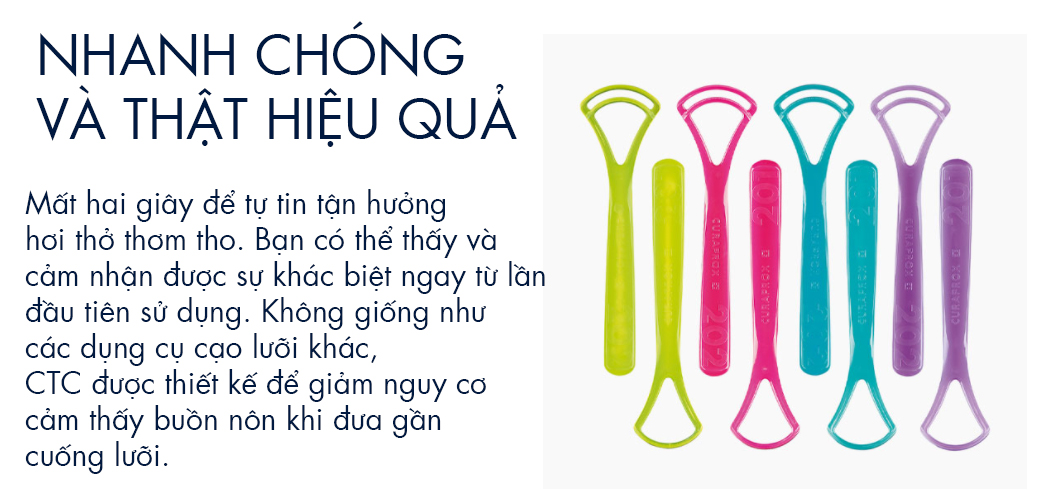 Cạo lưỡi Curaprox CTC sạch lưỡi thơm miệng (Màu ngẫu nhiên) 3