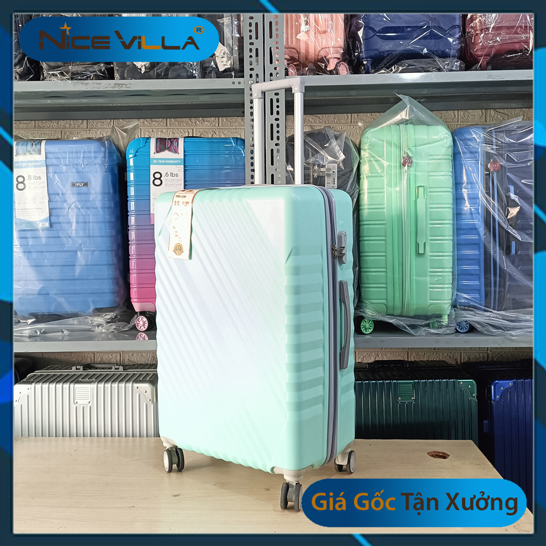 Vali Kéo Thời Trang NiceVilla Size 20inch & 24 Inch & 28inch