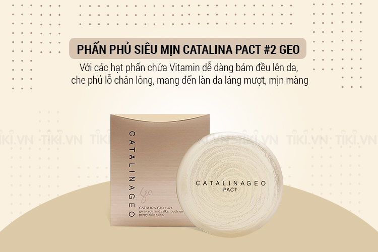 Phấn Phủ Siêu Mịn Catalina Pact #2 Geo