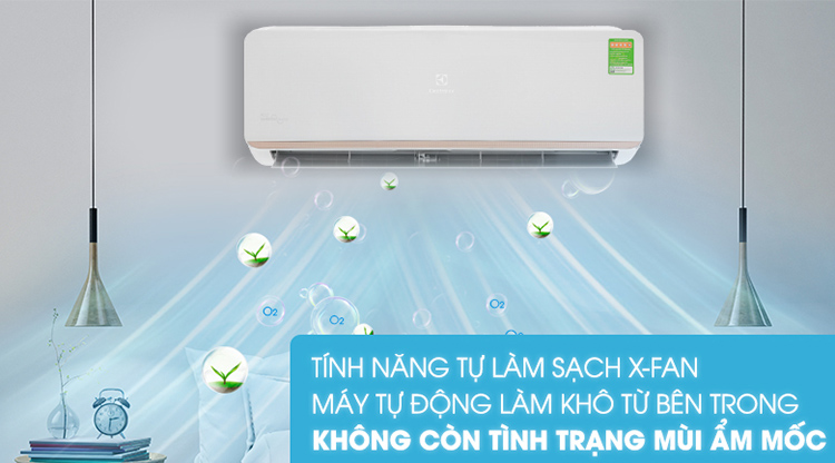 Điều hòa Inverter Electrolux ESV09CRR-C6 (9000BTU) - Hàng chính hãng - Chỉ giao tại Hà Nội