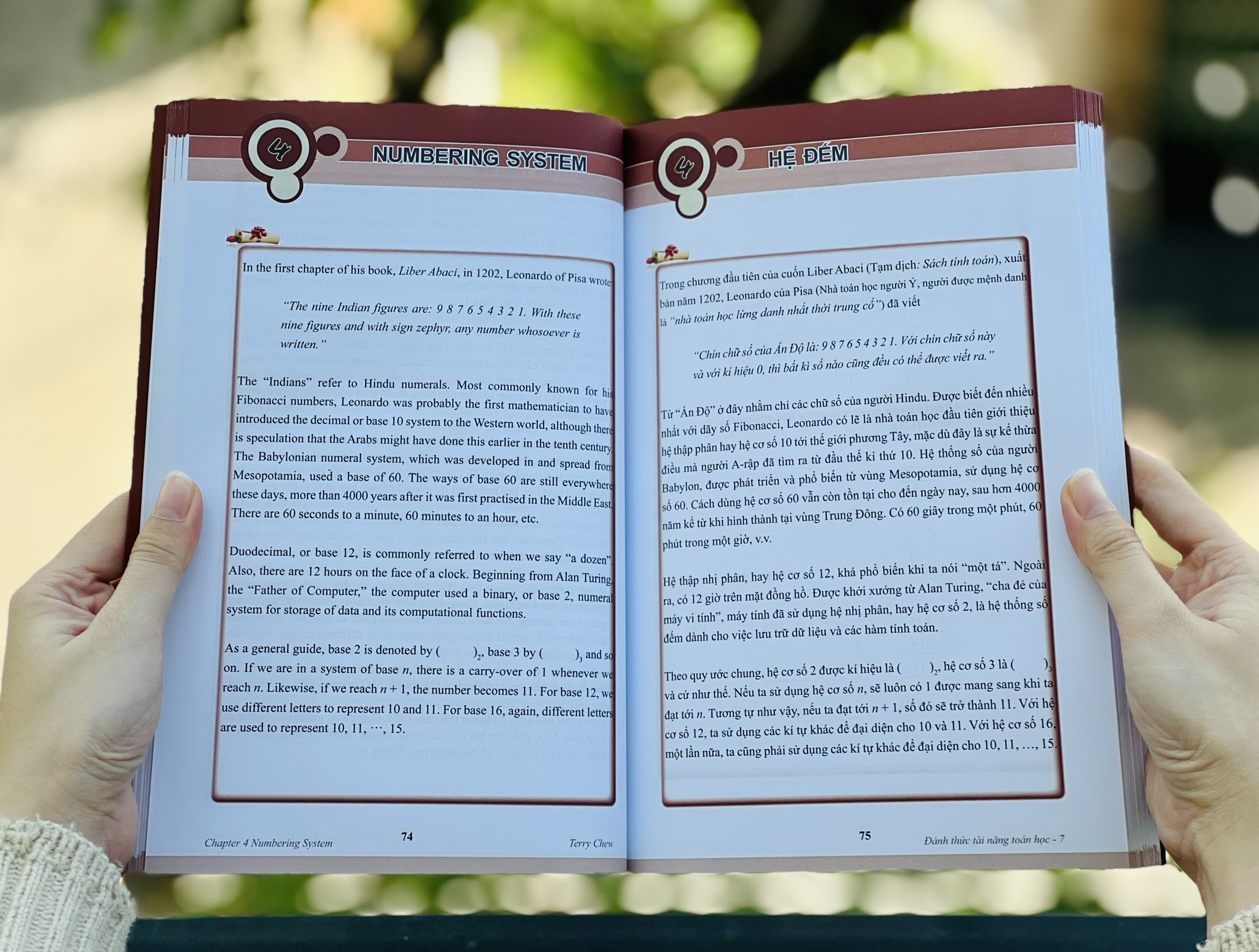 Sách Đánh Thức Tài Năng Toán Học 7 ( 13 - 15 tuổi ) - Sách Song Ngữ ( Việt - Anh) Giúp Trẻ Vừa Học Toán Vừa Ôn Luyện Tiếng Anh Theo Chương Trình Singapore, Sách Toán Lớp 8, Lớp 9