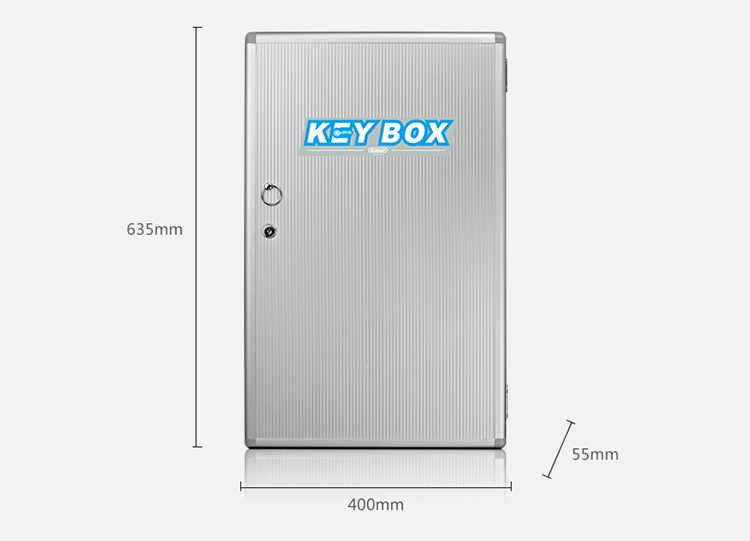 Glosen B1096 aluminum key management box / key box / key cabinet wall hanging / key card 96-bit key box with lock