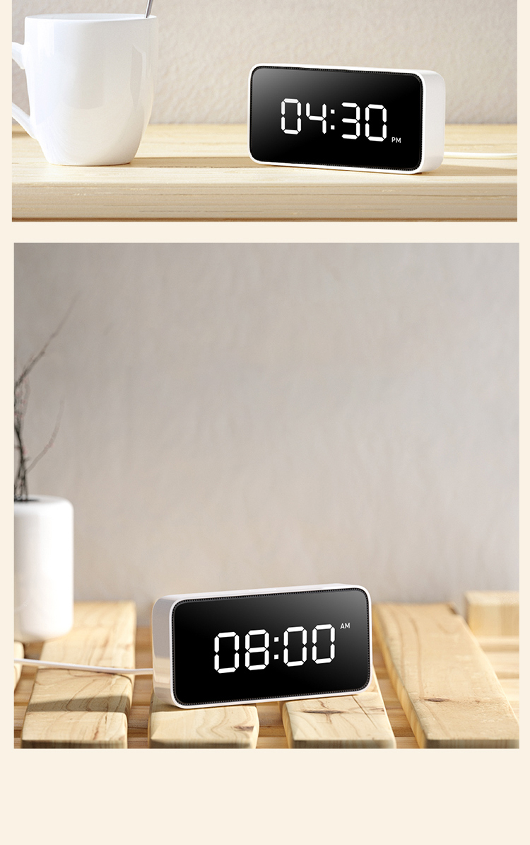 Xiaomi (MI) Xiaomi Xiaoai Smart Alarm Clock Language Control|Internet Radio|Language Tips|Life Work Assistant