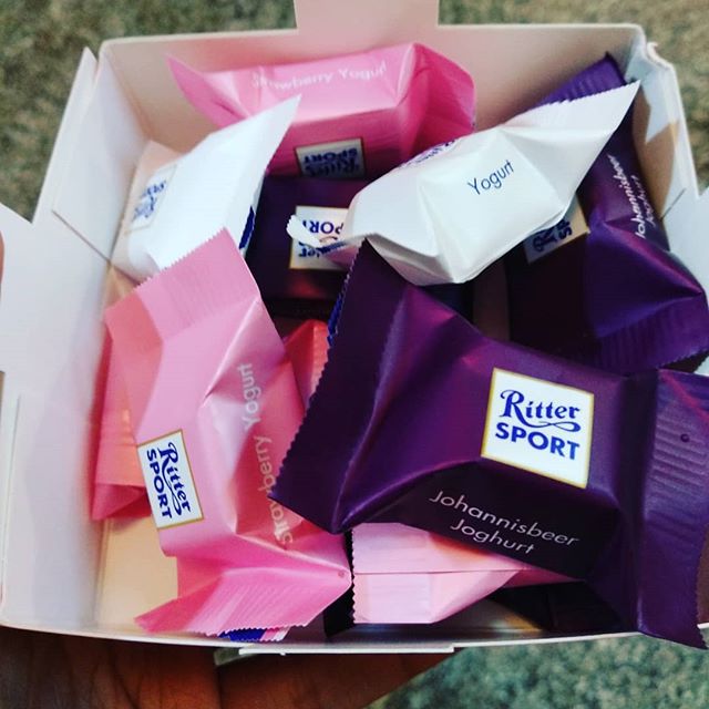 Chocolate Ritter Sport Joghurt Mix 176gr (22 viên)