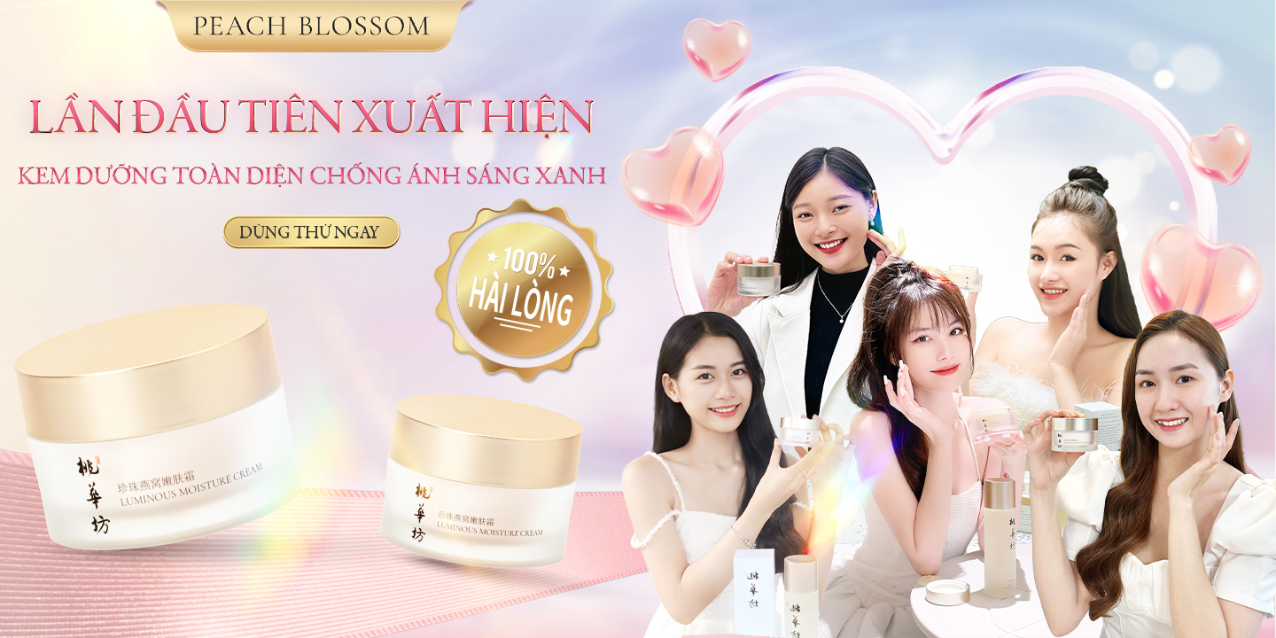 Kem Dưỡng Mắt Chống Lão Hóa Chiết Xuất Trứng Cá Tầm và Peptide Collagen, Làm Sáng Quầng Thâm Mắt Với Ngọc Trai, Tổ Yến, Làm Mờ Nếp Nhăn, Giảm Bọng Mắt Peach Blossom Hydrating Caviar Eye Cream