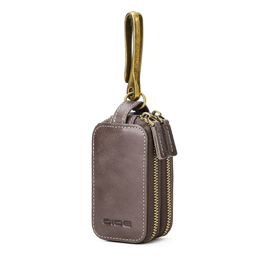 Dede DiDe key bag male waist hanging key chain utility car key DQ839 dark brown