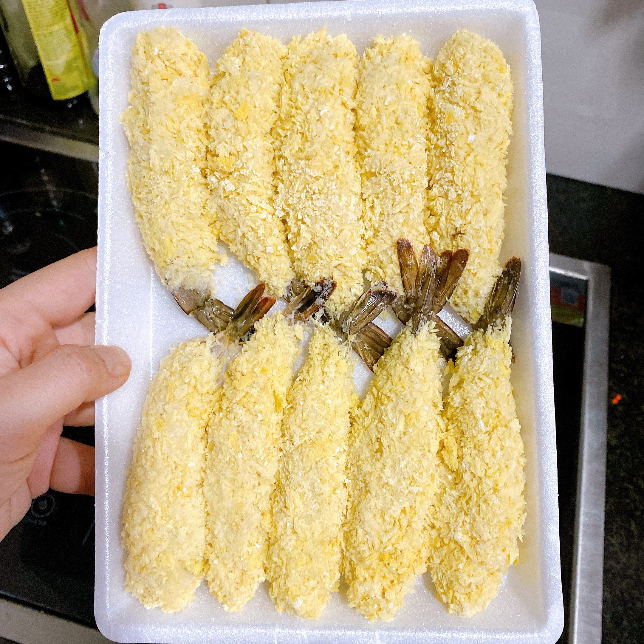 TÔM TEMPURA TẨM BỘT CHIÊN XÙ 10 CON