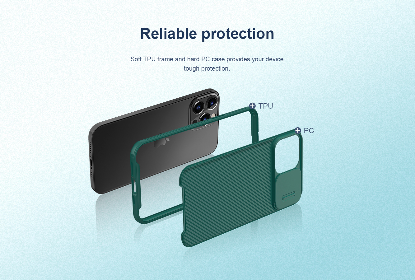 Ốp Nillkin bảo vệ Camera cho iPhone 13 / 13 Pro / 13 Pro Max Nillkin Camshield nắp đậy bảo vệ Camera - Hàng nhập khẩu