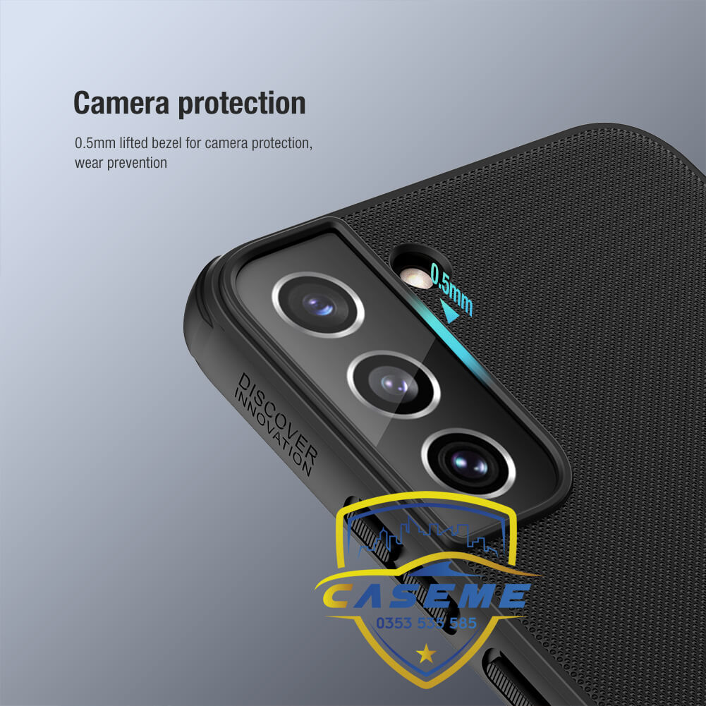 Ốp lưng dành cho Samsung S21 FE hàng chính hãng Nillkin dạng sần