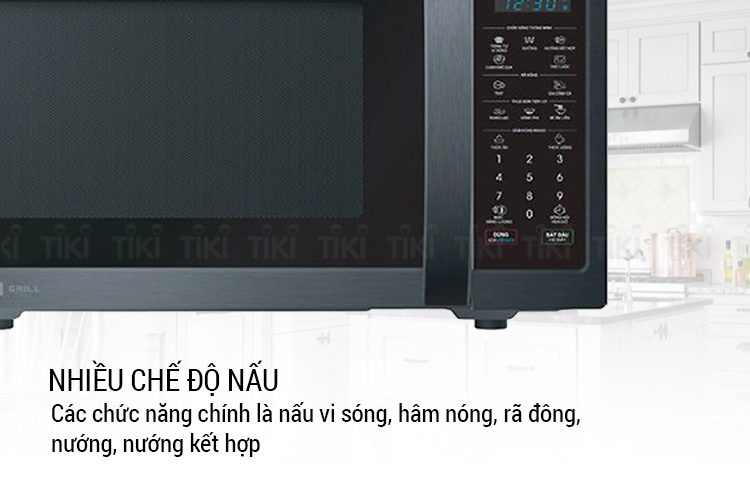 Lò Vi Sóng Điện Tử Có Nướng Sharp R-G728XVN-BST (28 Lít) - Hàng Chính Hãng