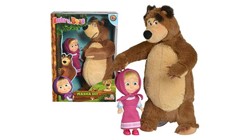 Bộ Đồ Chơi Búp Bê Và Gấu MASHA AND THE BEAR Masha Set - 109301072 1