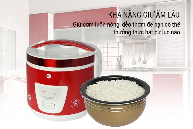 Nồi Cơm Điện Lòng Niêu Mishio MK22 (1.8L)