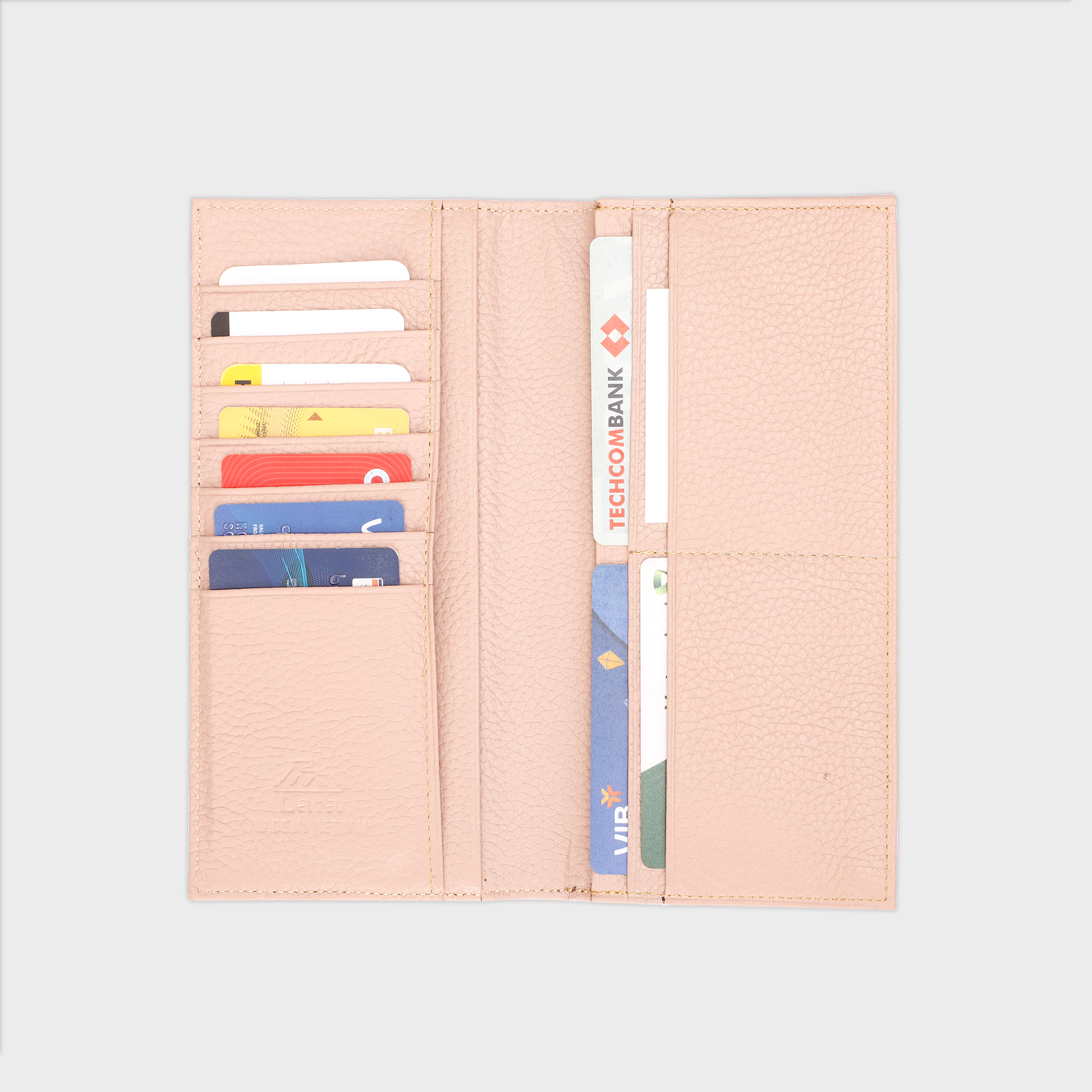 Ví nam da bò Lata ( Thời trang nam - Ví da thật LVN54 )