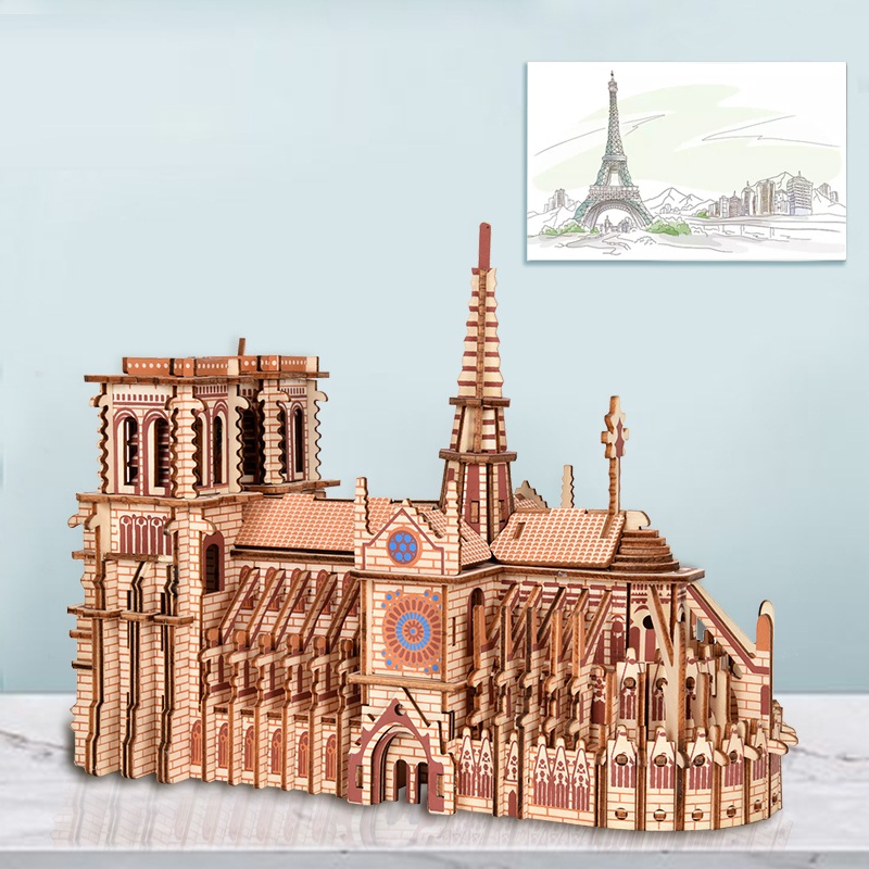 Bộ lắp ráp mô hình giấy 3D nhà thờ Đức Bà Sài Gòn Shopee Việt Nam #15 Bộ lắp ráp mô hình giấy 3D nhà thờ Đức Bà Sài Gòn Shopee Việt Nam
