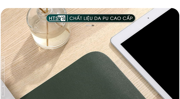 Pad chuột chất liệu PU cao cấp - Thiết kế 2 mặt, chống trơn, nhăn, bền đẹp