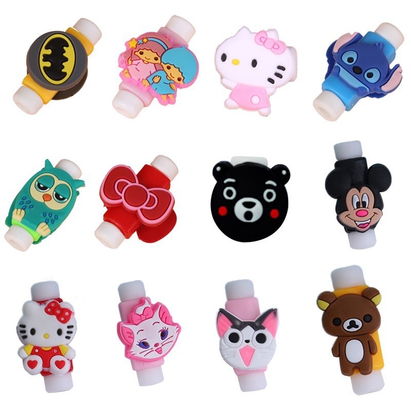 Phụ kiện bảo vệ đầu cáp không bị gãy và bảo vệ dữ liệu đang truyền cũng như khi đang sạc điện  Kiểu dáng dễ thương tạo cho dây cáp thêm nét dễ thương và đáng yêu  Tương thích và phù hợp cho tất cả các loại dây sạc.  Được làm bằng nhựa PVC chất lượng tốt, di động và đáng tin cậy, an toàn và dễ sử dụng.  Thiết kế  dễ thương làm trang trí đáng yêu dây cáp.  Ngăn chặn cáp của bạn bị sờn, uốn cong, phá vỡ hoặc ngắt kết nối.