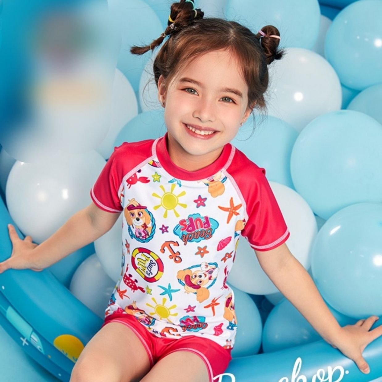 Đồ bơi cho bé trai - gái hình chó cứu hộ - siêu nhân 10-41kg - Vải chuyên dụng co giãn cực tốt