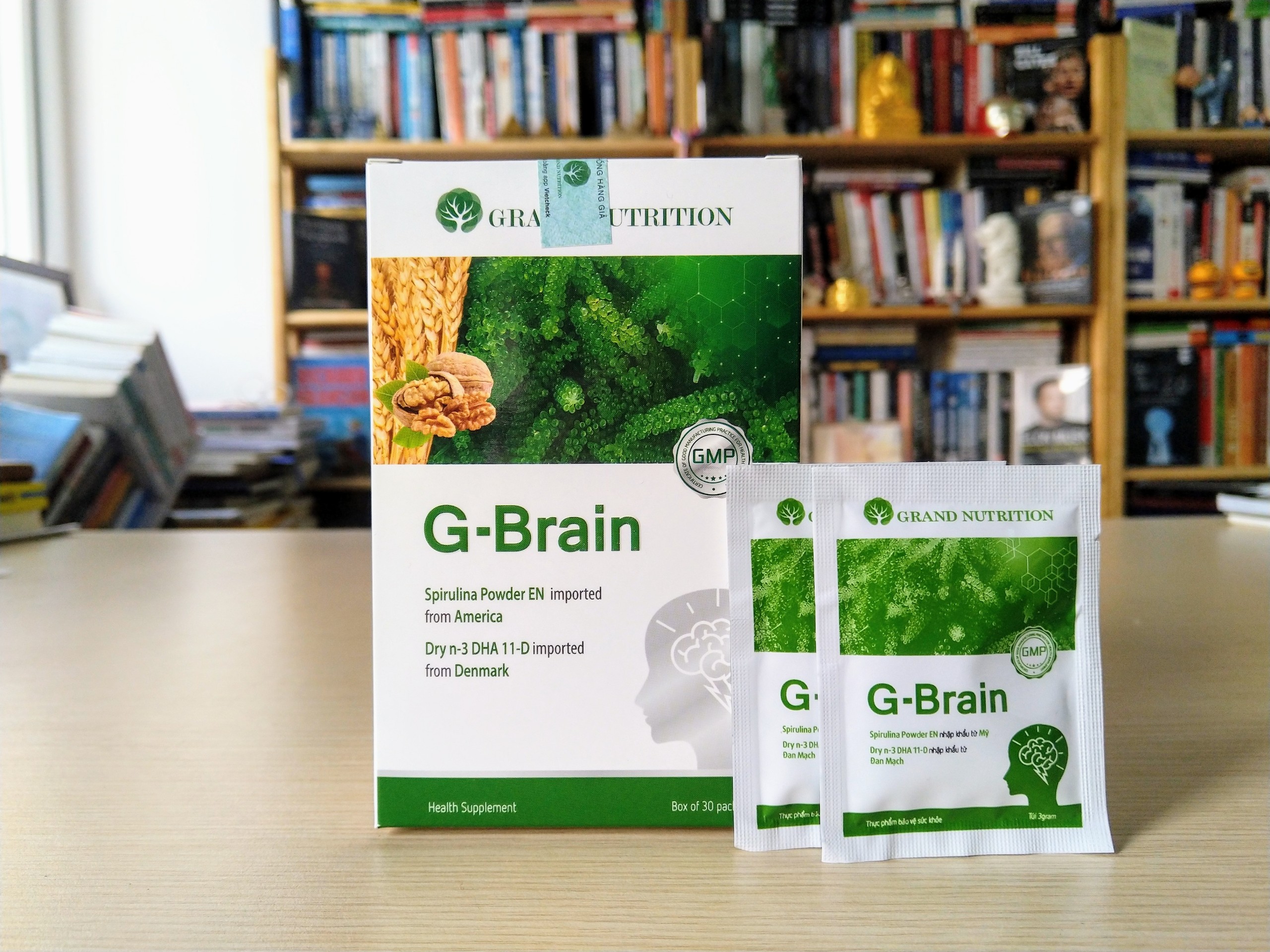 Hai hộp hực phẩm G-Brain bổ sung dinh dưỡng dành cho bé 1