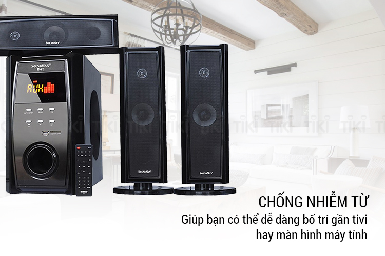 Loa Vi Tính SoundMax B-70/5.1 100W - Hàng Chính Hãng