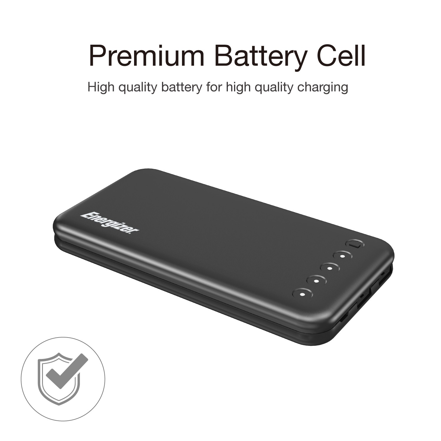 Pin Sạc Dự Phòng Energizer Chiến Binh 10.000mAh Lõi Lithium Polymer - UE10022 - Hàng Chính Hãng