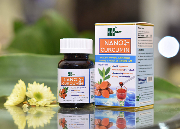 Thực phẩm bảo vệ sức khỏe Dung dịch Liquid Nano Curcumin OIC