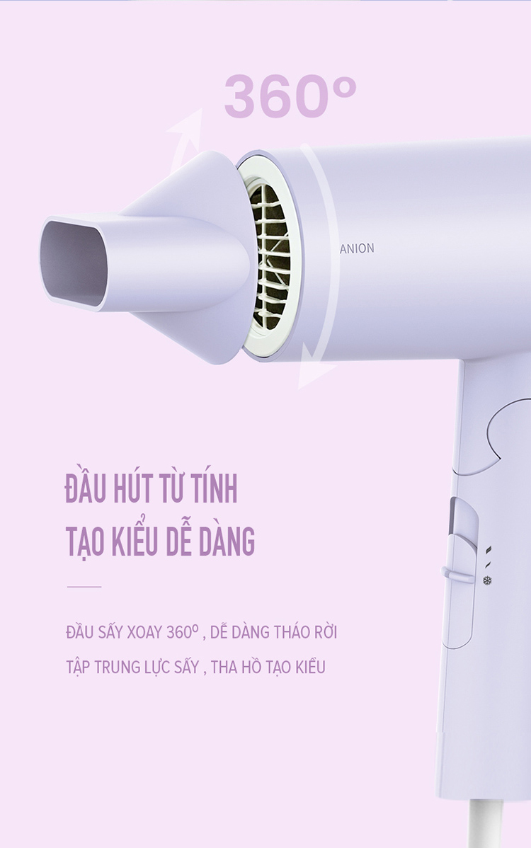 Máy Sấy Tóc FLYCO FH6277VN 1800W - Hàng chính hãng