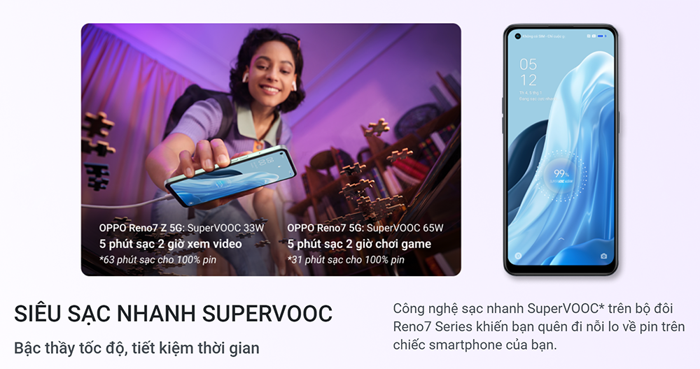 điện thoại oppo reno 7z 5g (8gb 128g) - hàng chính hãng 4