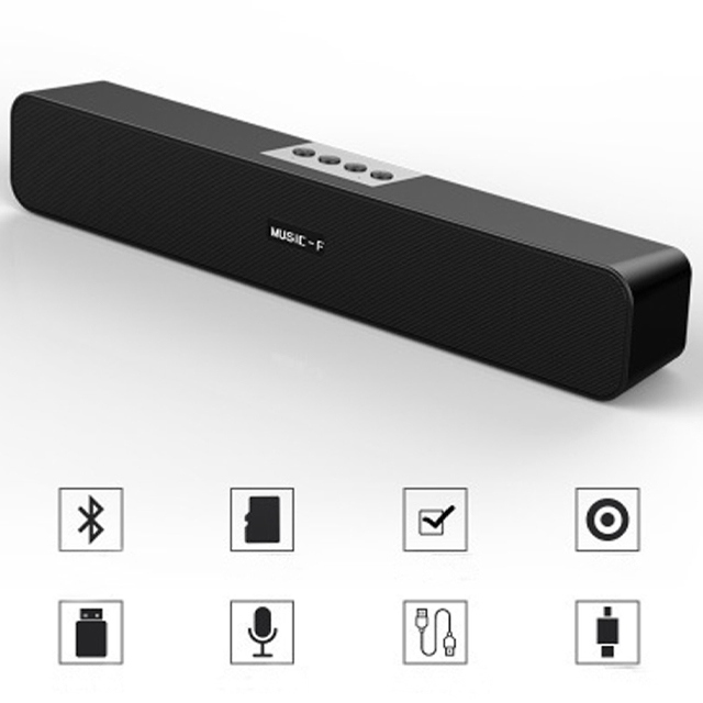 Loa Thanh Nghe Nhạc Loa Bluetooth E91 Hỗ Trợ Thẻ NhớCổng USB, Jack 3.5 Siêu Tiện Lợi