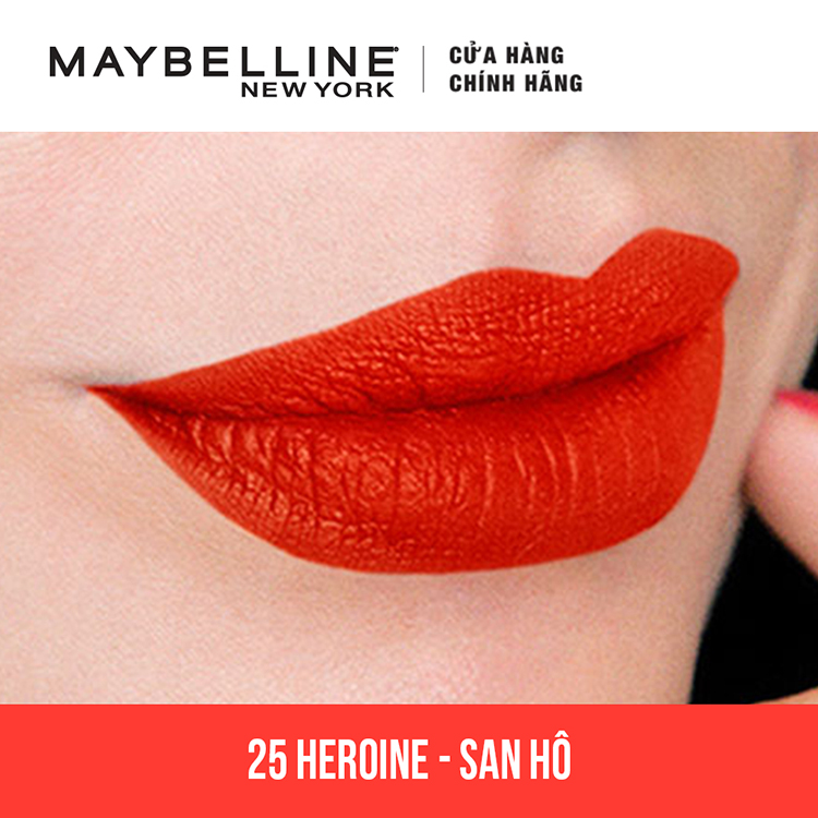 Bộ Đôi Son Kem Lì Maybelline New York Super Stay Matte Ink (10ml) #Dancer & Heroine