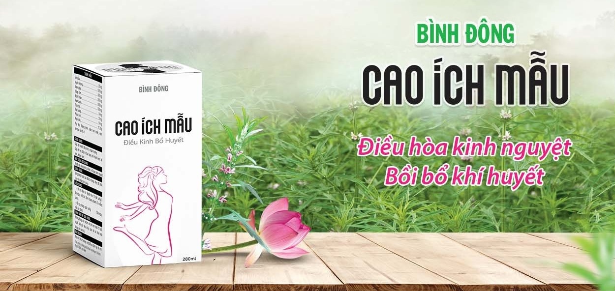 Bình Đông Cao Ích Mẫu - giúp giảm đau bụng kinh, điều hòa kinh nguyệt chai 280ml