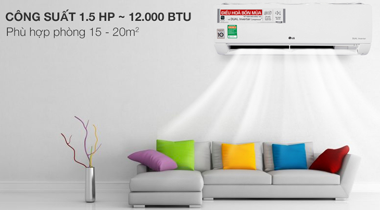 Điều Hòa 2 Chiều Inverter LG B13END (12.000Btu) - Hàng Chính Hãng - Chỉ Giao tại Hà Nội