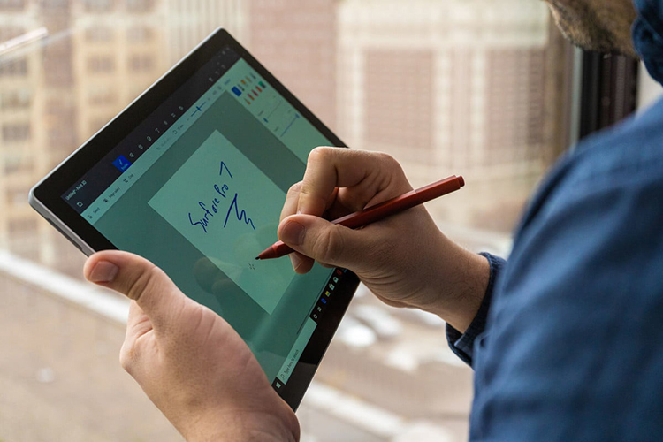 Microsoft Surface Pro 7 (12.3/ i3-1005G1/ 4GB/ 128GB/ With type Cover/ Platinum) - Hàng Nhập Khẩu