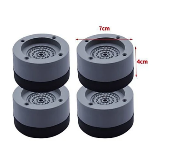 Bộ 4 miếng đệm cao su lót chân máy giặt chống rung chống ồn