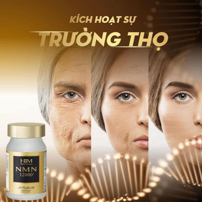 Viên Uống NMN Aishodo 12000+ Trẻ Hoá Da Nhật Bản