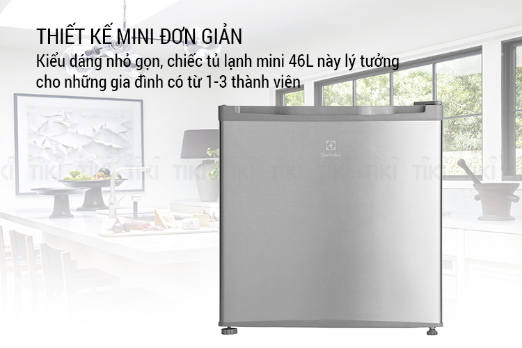 Tủ Lạnh Mini Electrolux EUM0500SB (46L) - Hàng chính hãng