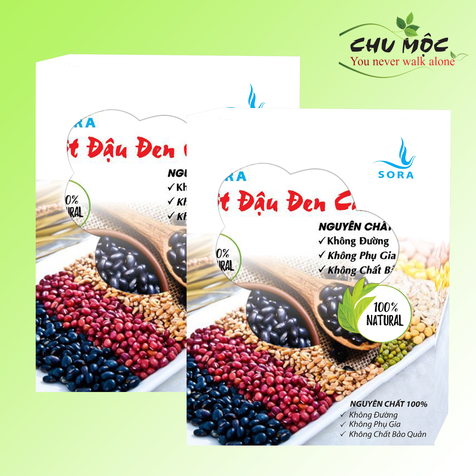 Sora Bột đậu đen cao cấp nguyên chất 100%