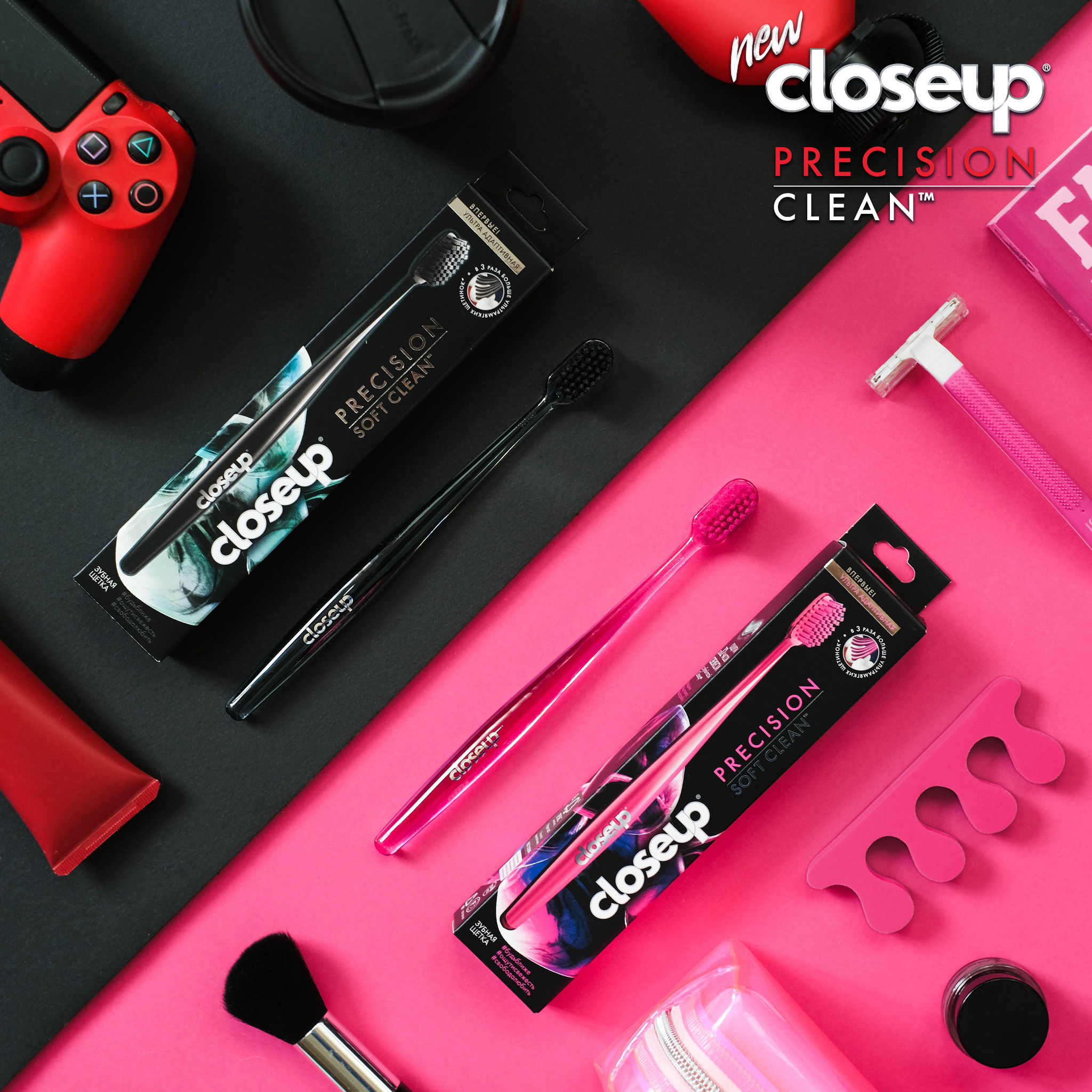 Combo 3 Bàn Chải Đánh Răng Close Up Precision Clean (Màu Ngẫu Nhiên)